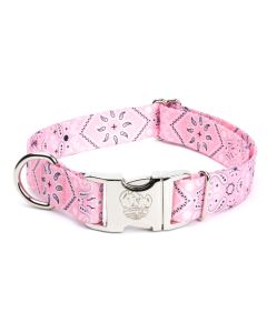 Premium Pink Bandana Dog Collar