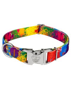 Premium Paint Splatter Dog Collar