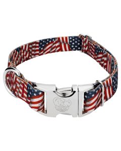 Premium Patriotic Tribute Dog Collar