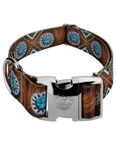 1 1/2 Inch Premium Saddle Up Dog Collar