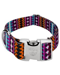 1 1/2 Inch Premium Santa Fe Dog Collar