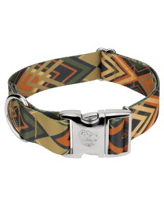 1 1/2 Inch Premium Terracotta Arrows Dog Collar