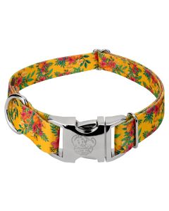 Premium Tropical Floral Dog Collar