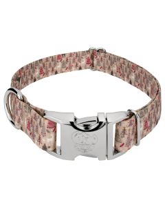 Premium Woodland Christmas Dog Collar