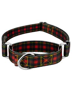 Buffalo Plaid Martingale Dog Collar