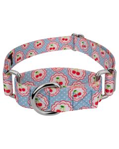Cherry on Top Martingale Dog Collar