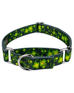 Clovers In The Wind Martingale Dog Collar