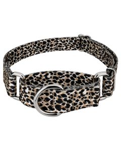 Cheetah Martingale Dog Collar