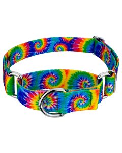 Classic Tie Dye Martingale Dog Collar