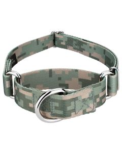 Digital Camo Martingale Dog Collar 