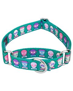 Dapper Skulls Martingale Dog Collar Limited Edition