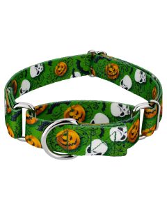 Ghoulish Delights Martingale Dog Collar