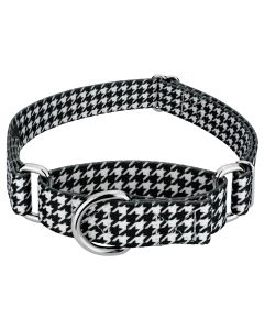 Houndstooth Martingale Dog Collar