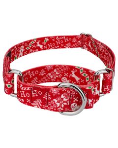 Ho Ho Ho Martingale Dog Collar