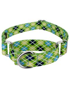 Margarita Argyle Martingale Dog Collar