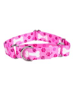 Pink Oh My Dog Martingale Dog Collar