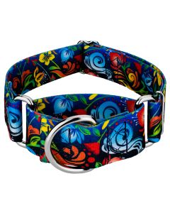 1 1/2 Inch Potpourri Martingale Dog Collar