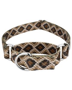 Rattlesnake Martingale Dog Collar