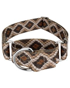 1 1/2 Inch Rattlesnake Martingale Dog Collar