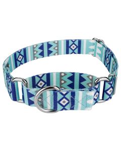 Snowy Pines Martingale Dog Collar