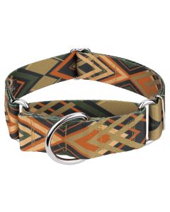 1 1/2 Inch Terracotta Arrows Martingale Dog Collar