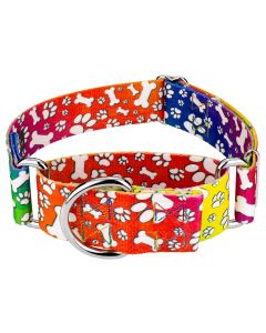 1 1/2 Inch Trippy Doggo Martingale Dog Collar