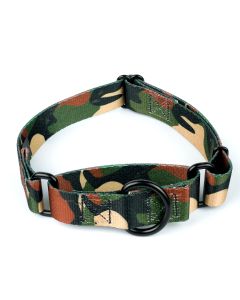 Woodland Camo HD Martingale Dog Collar