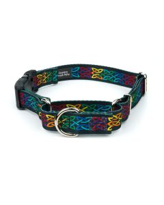 Celtic Pride Martingale Dog Collar with Deluxe Buckle