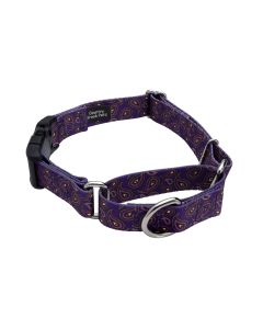 Purple Paisley Martingale with Deluxe Buckle