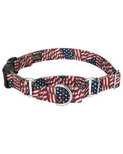 Patriotic Tribute Martingale with Deluxe Buckle