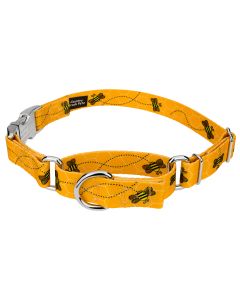 Busy Bee Martingale Dog Collar with Premium Buckle