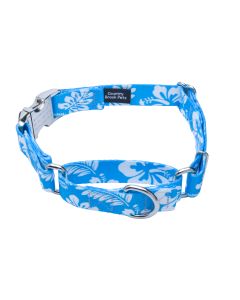 Blue Hawaiian Martingale with Premium Buckle