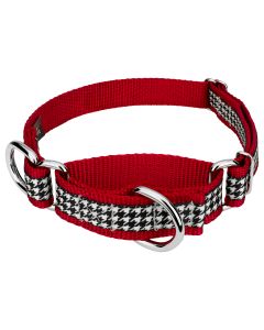 Houndstooth Signature Martingale Dog Collar - Each collar you buy, a collar is donated to a shelter