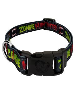 Deluxe Zombie Hunter Reflective Dog Collar