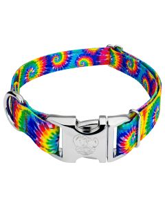 Premium Classic Tie Dye Reflective Dog Collar