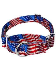 Flying Free Reflective Martingale Dog Collar