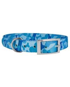 Blue Bone Camo Traditional Dog Collar