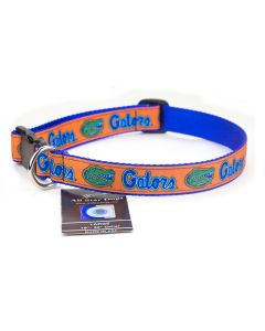 Florida Gators Ribbon Dog Collar