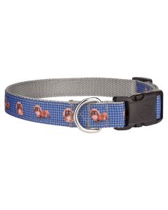 Deluxe Blue Pekingese Ribbon Collar Limited Edition