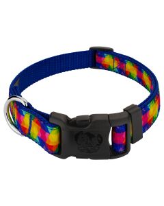 Deluxe Kaleidoscope Ribbon Dog Collar