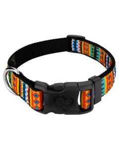 Deluxe Summer Pines Ribbon Dog Collar