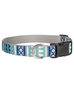 Deluxe Snowy Pines Ribbon Dog Collar