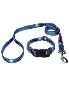 Deluxe Kaleido Christmas Dog Collar and Leash Limited Edition