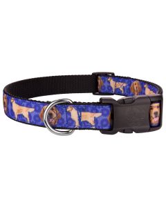 Deluxe Golden Retriever Ribbon Dog Collar Limited Edition