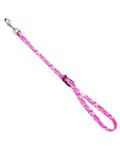 Pink Bone Choker Style Grooming Loop with Quick Release Buckle