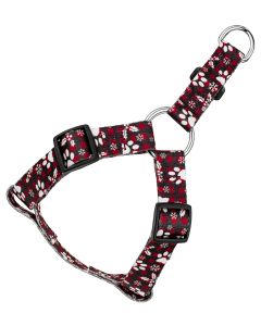 Christmas Plaid Step-In Dog Harness