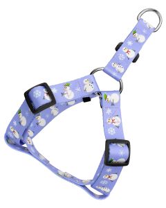 Snowman Step-In Dog Harness