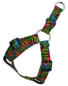 Tie Dye Stripes Step-In Dog Harness