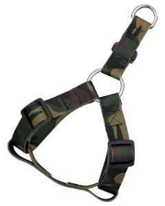 Woodland Camo Step-In Dog Harness