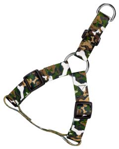 Woodland Bone Camo Step-In Dog Harness